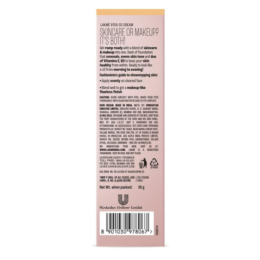 Lakmé 9 to 5 Complexion Care Cream - Beige 30g